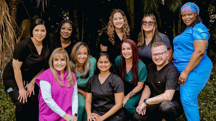 premier dentistry of the palm beaches dentist and staff